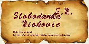 Slobodanka Mioković vizit kartica